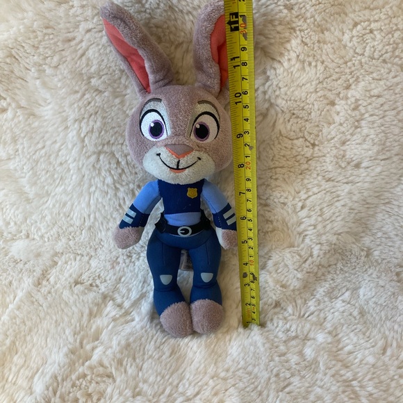 Disney Zootopia Judy Hopps 12” Plush Toy with Blue Uniform Holiday Disney Fan - Picture 5 of 6